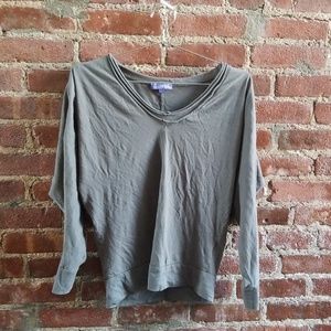 Vivienne Tam olive gray top